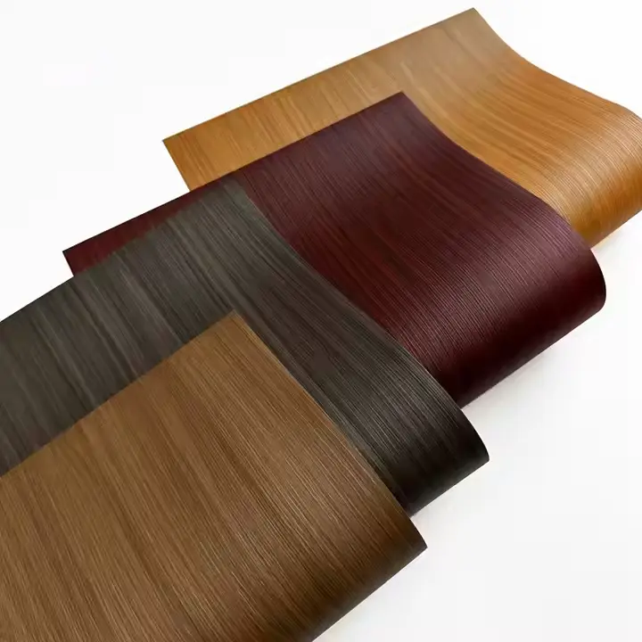 Pretskratiņa koka graudu PVC marmora dēlis laminēšanas plēve