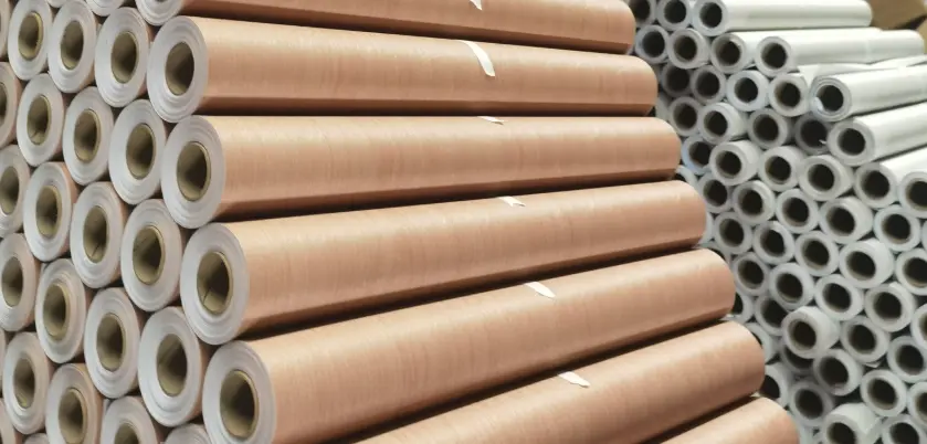 Wood Grain Pvc Decorative Film Roll