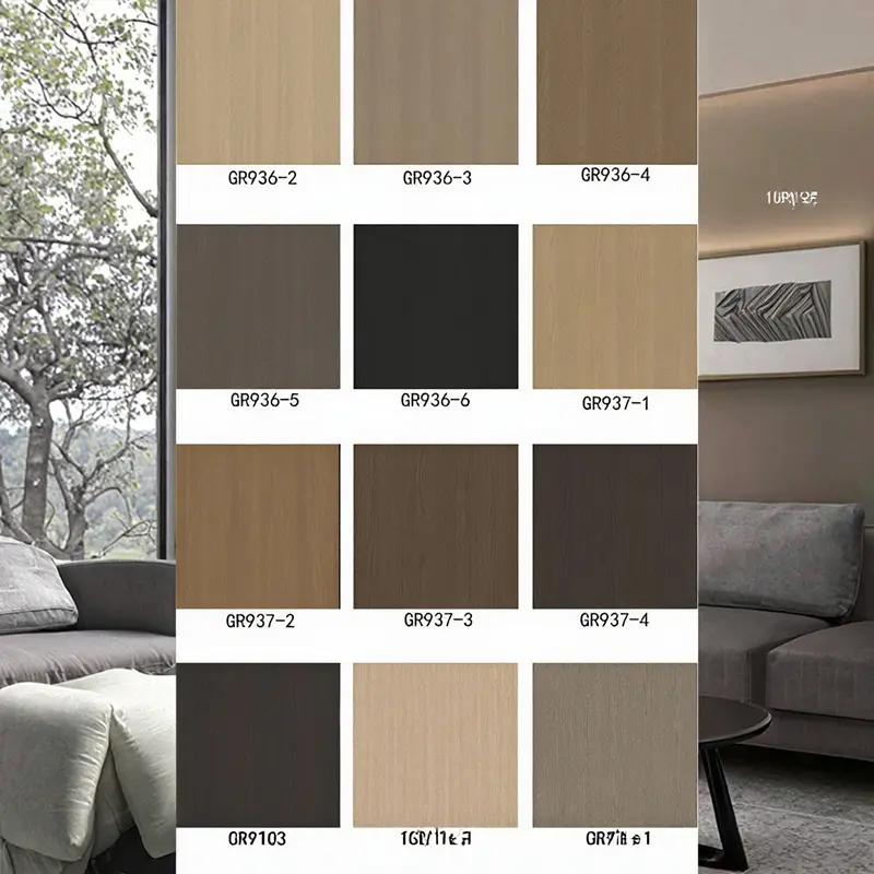 Mūsdienu dizaina stila PVC dekoratīvā filma