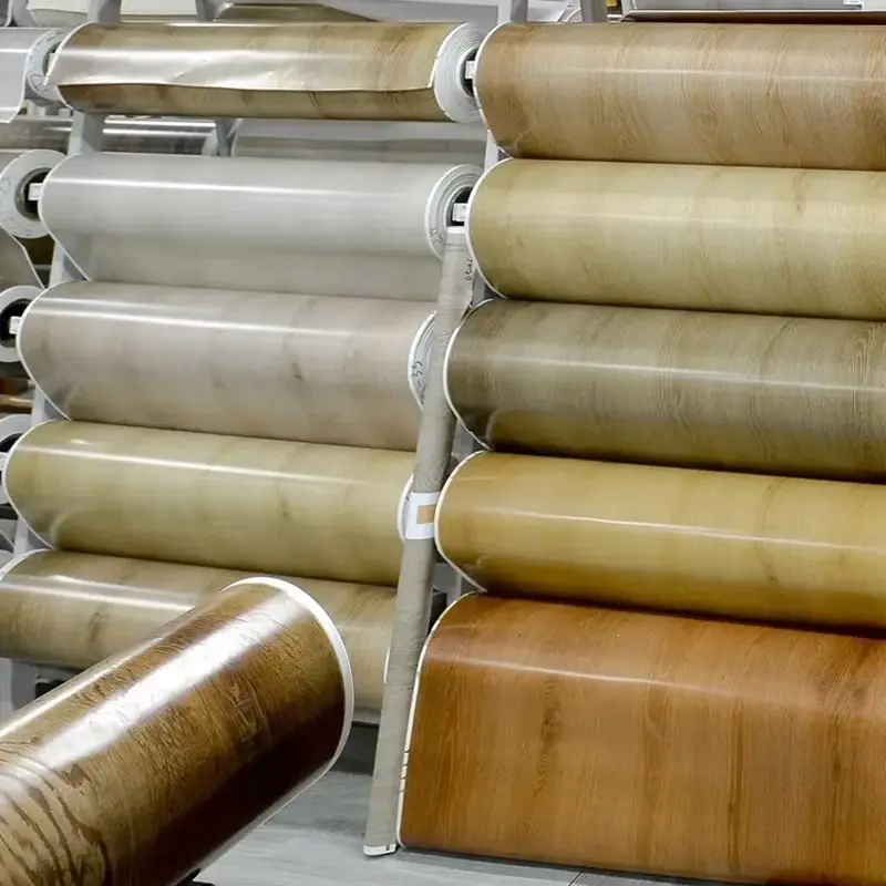 PVC krāsu dekoru filmas laminēšanai uz WPC grīdām