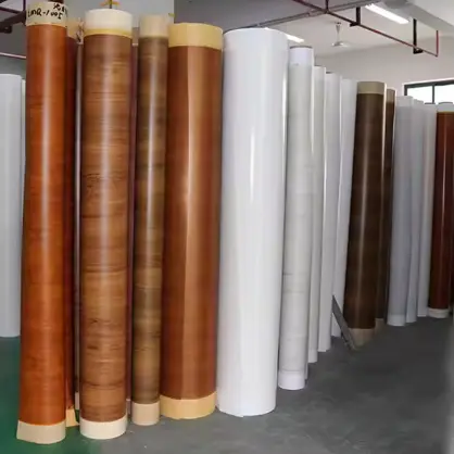 PVC koka graudu plēves vinila virtuve un mēbeles